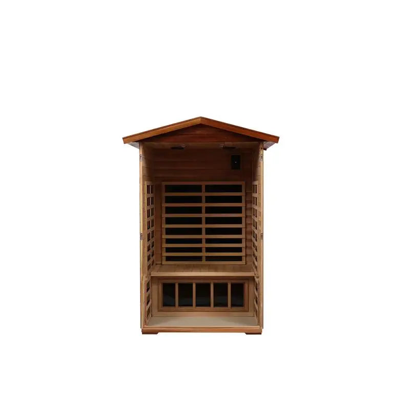 Red Cedar Outdoor/Indoor Wooden Sauna Room