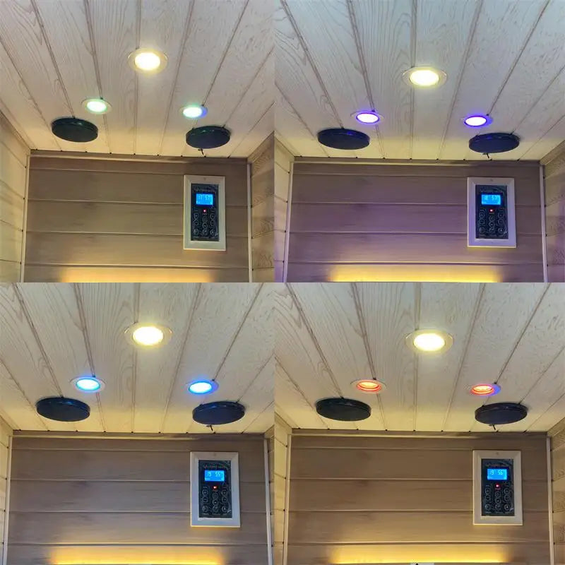 Red Cedar Outdoor/Indoor Wooden Sauna Room