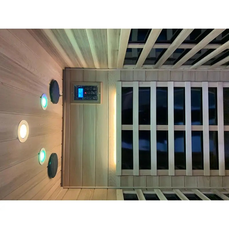 Red Cedar Outdoor/Indoor Wooden Sauna Room