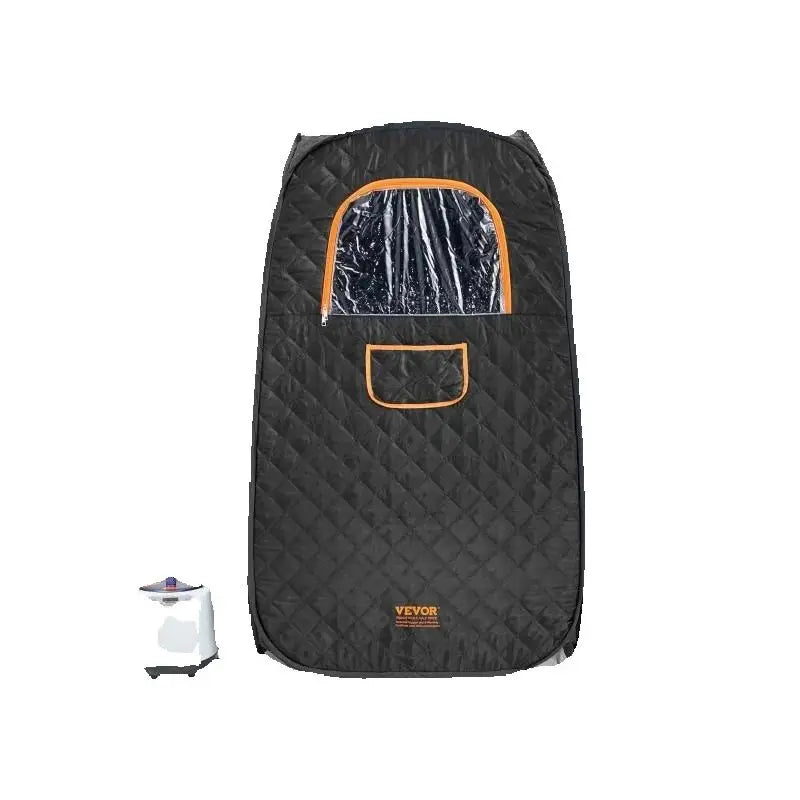 Succebuy Compact Portable Steam Sauna Tent 1200 Watt Therapeutic for Detox Relaxation Time Remote Control Personal for Home